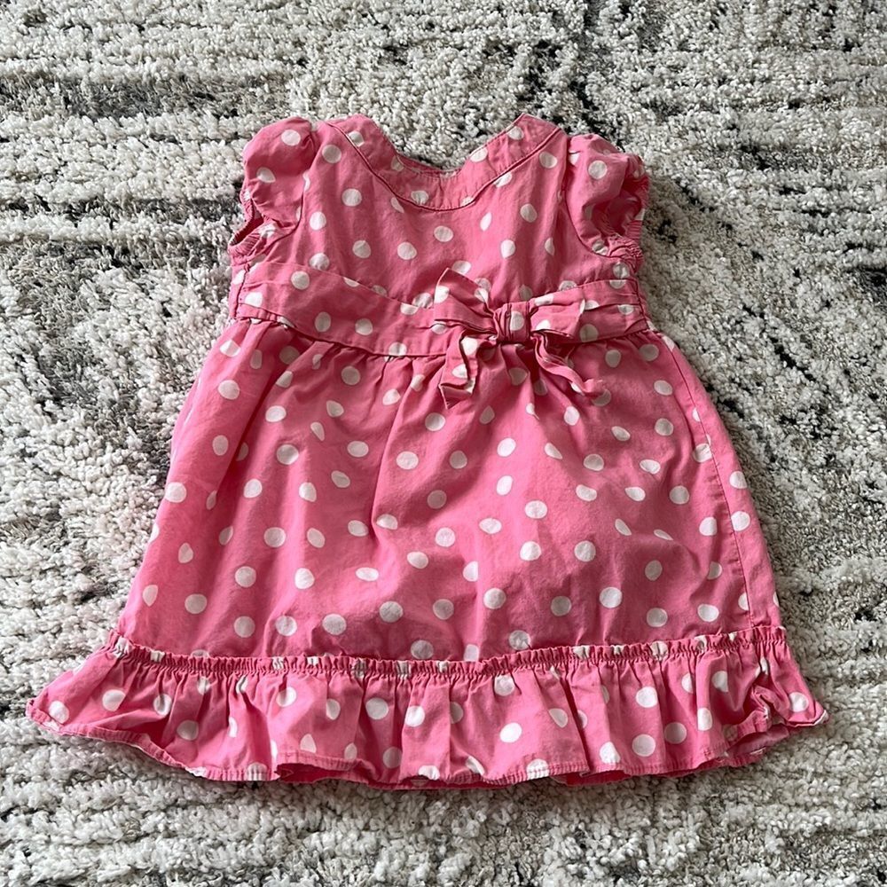 Pink Polka Dot Dress 